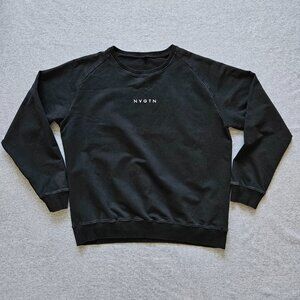 NVGTN Black Crew Neck Sweatshirt Men’s Size XL Fitness Athleisure Soft Pullover